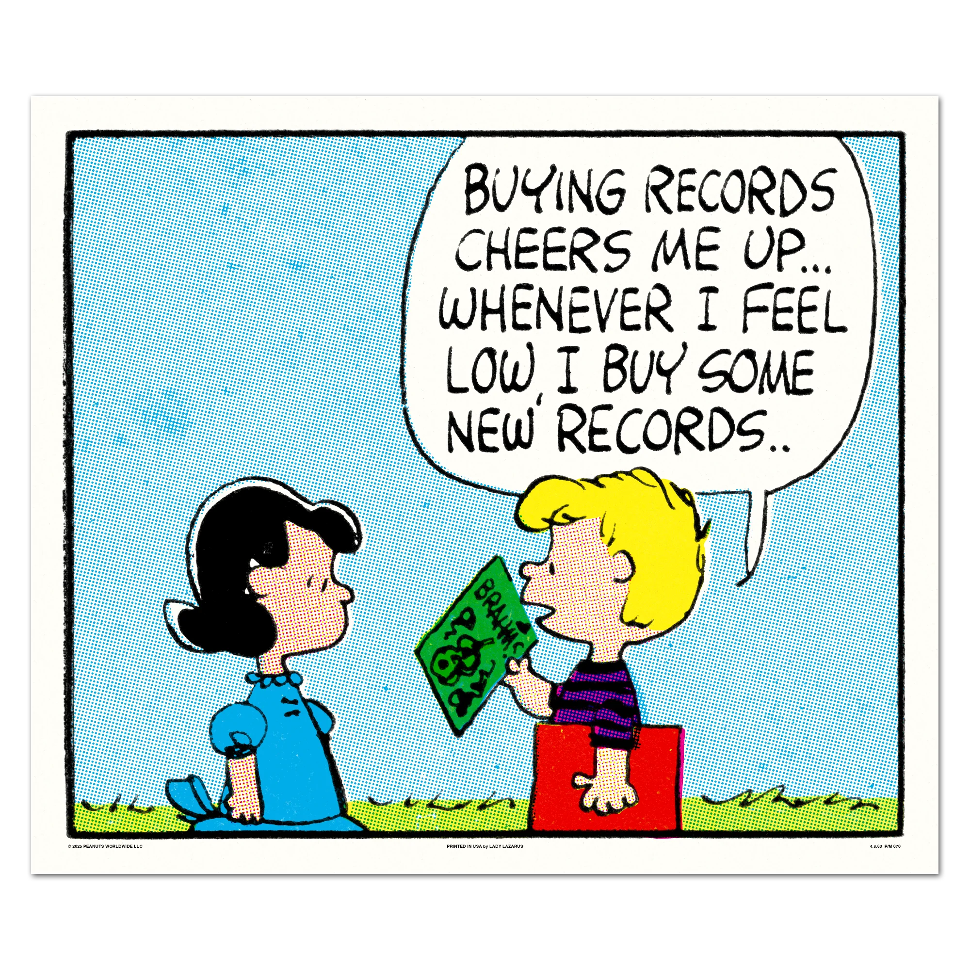 Peanuts New Records Poster