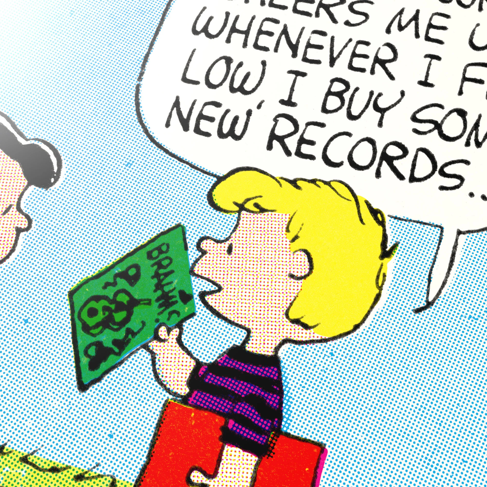 Peanuts New Records Poster - Image 3