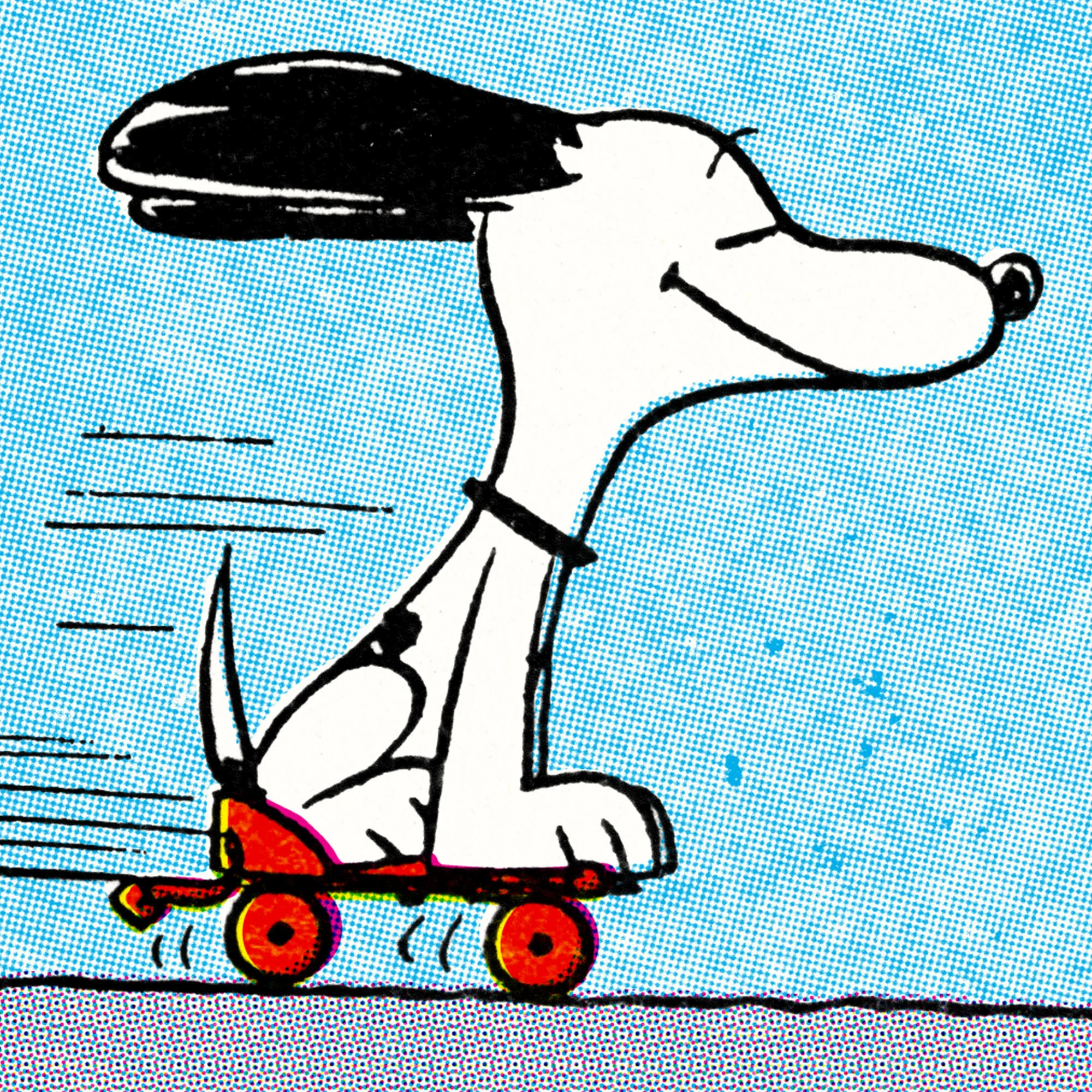 Peanuts Snoopy On Skate Poster - Image 3