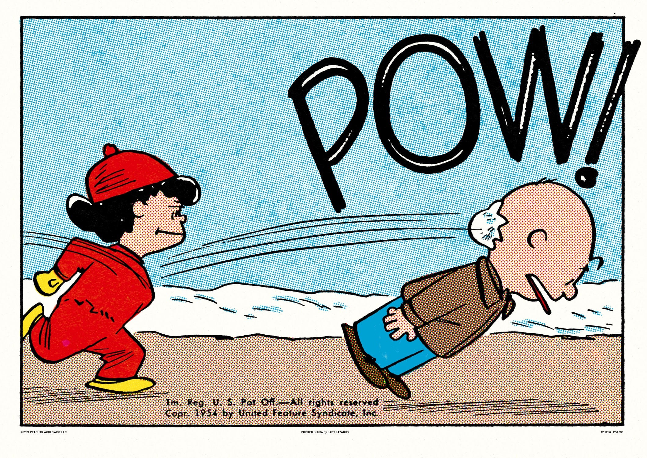 Peanuts Snowball Pow! Poster