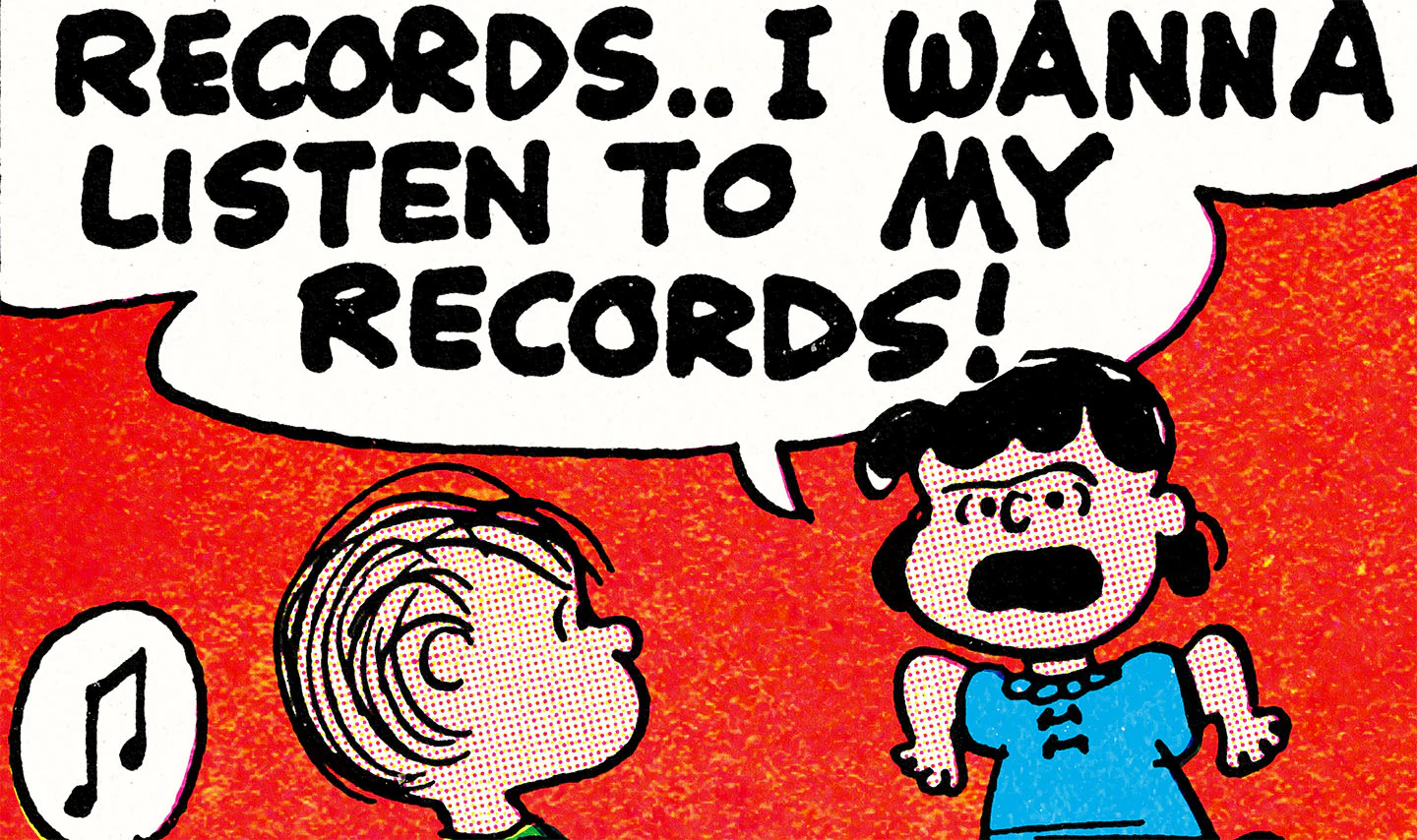 Peanuts Those Records Poster - Image 2