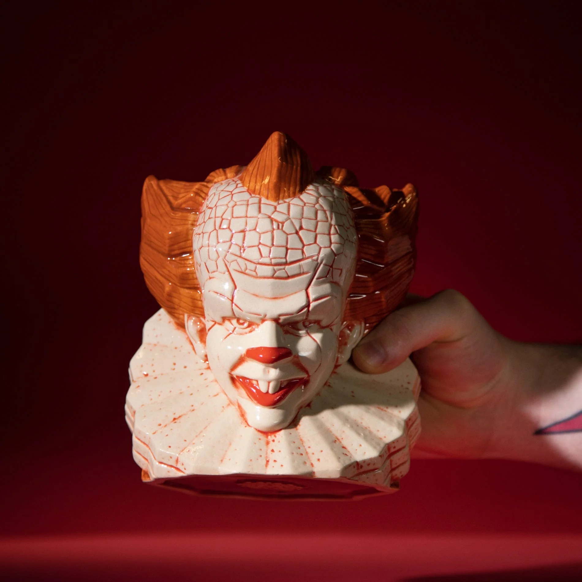 Pennywise Tiki Mug - Orange/Red - Image 8