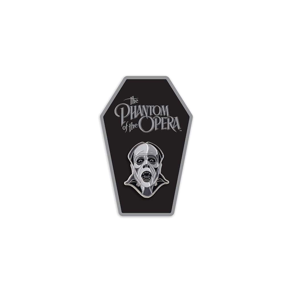 Phantom Of The Opera Enamel Pin (Monochrome)