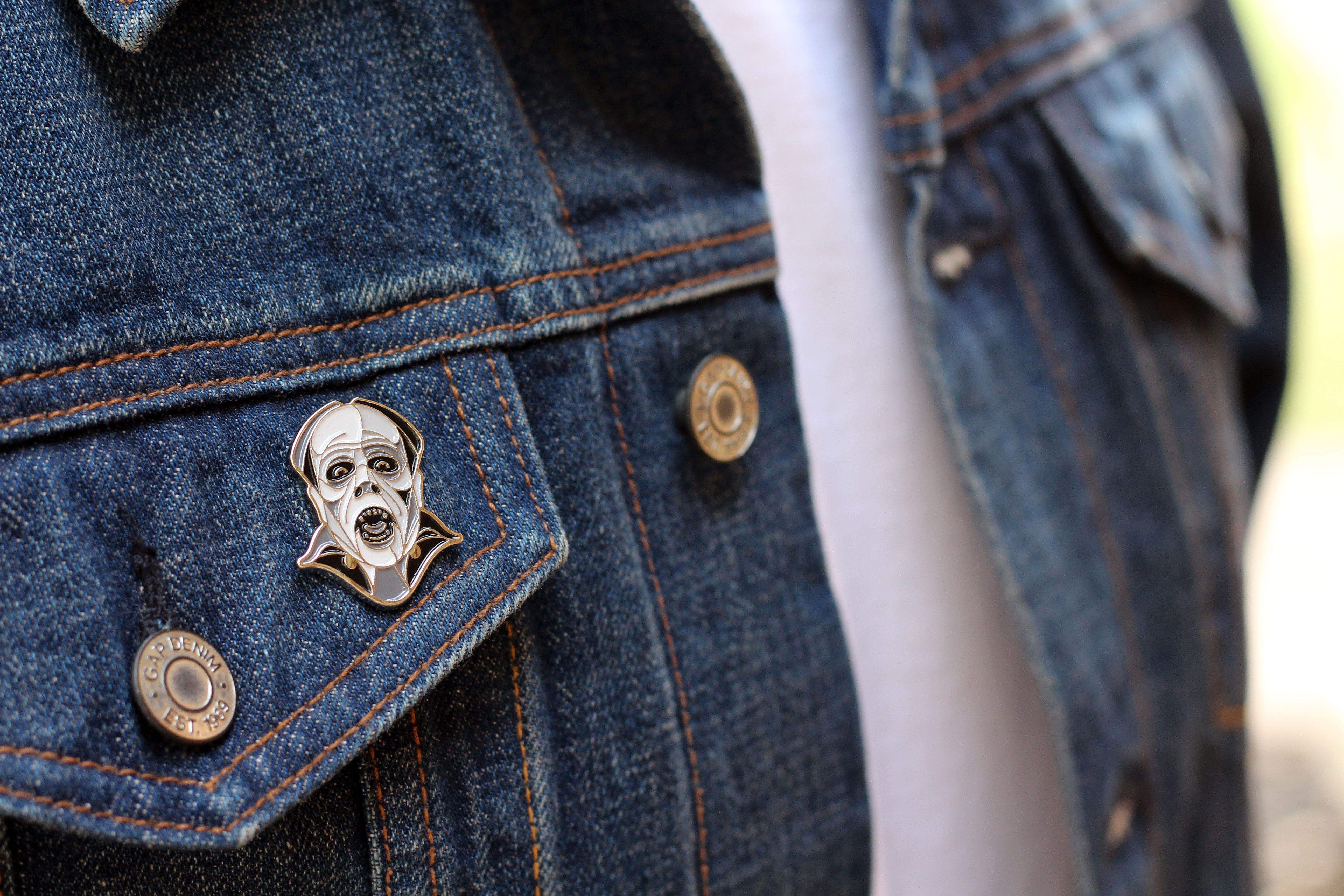 Phantom Of The Opera Enamel Pin (Monochrome) - Image 3