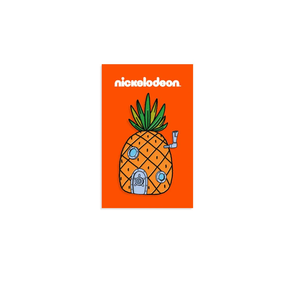 Pineapple Under the Sea Enamel Pin - Image 2