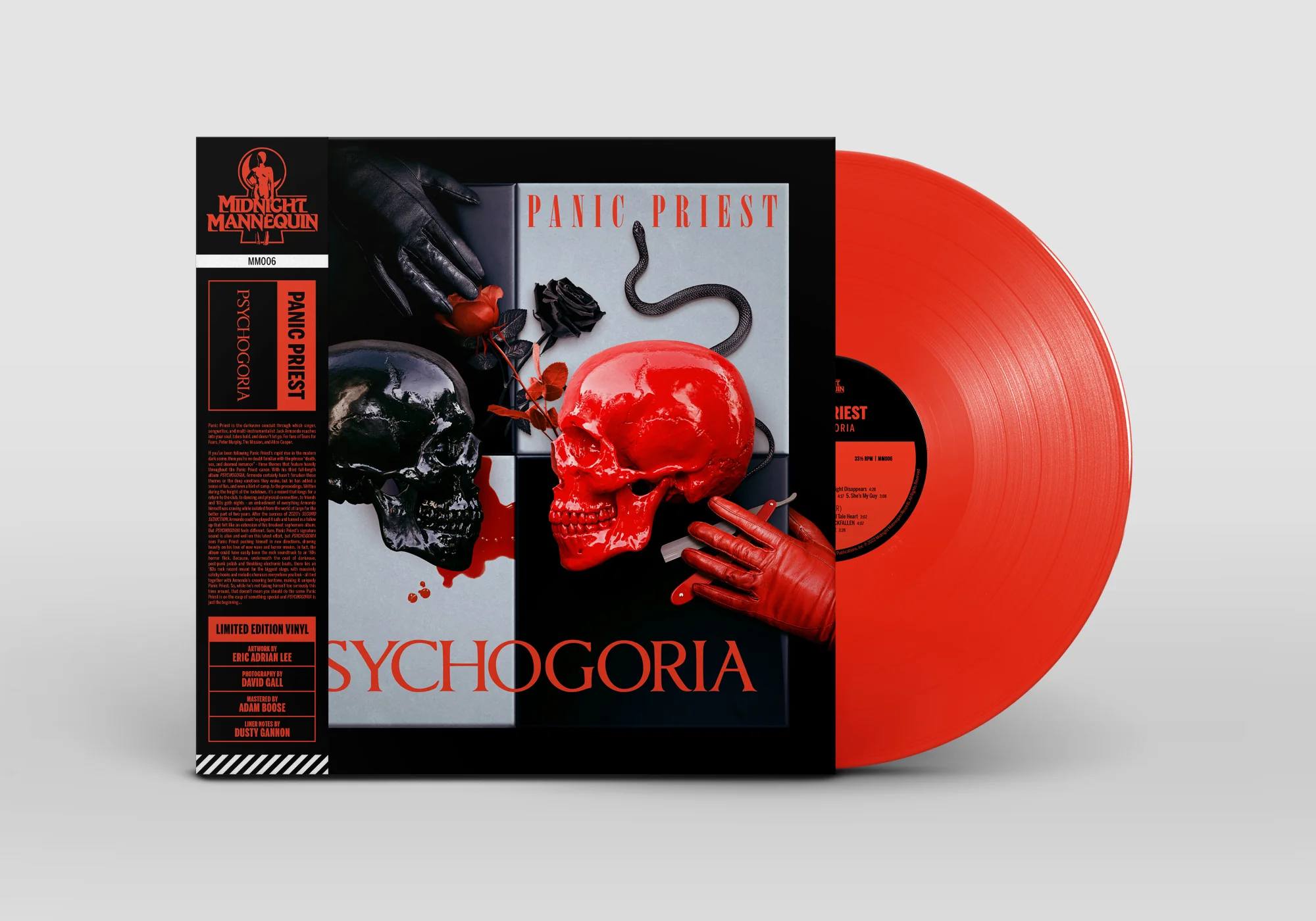 PSYCHOGORIA LP by Panic Priest - Image 3