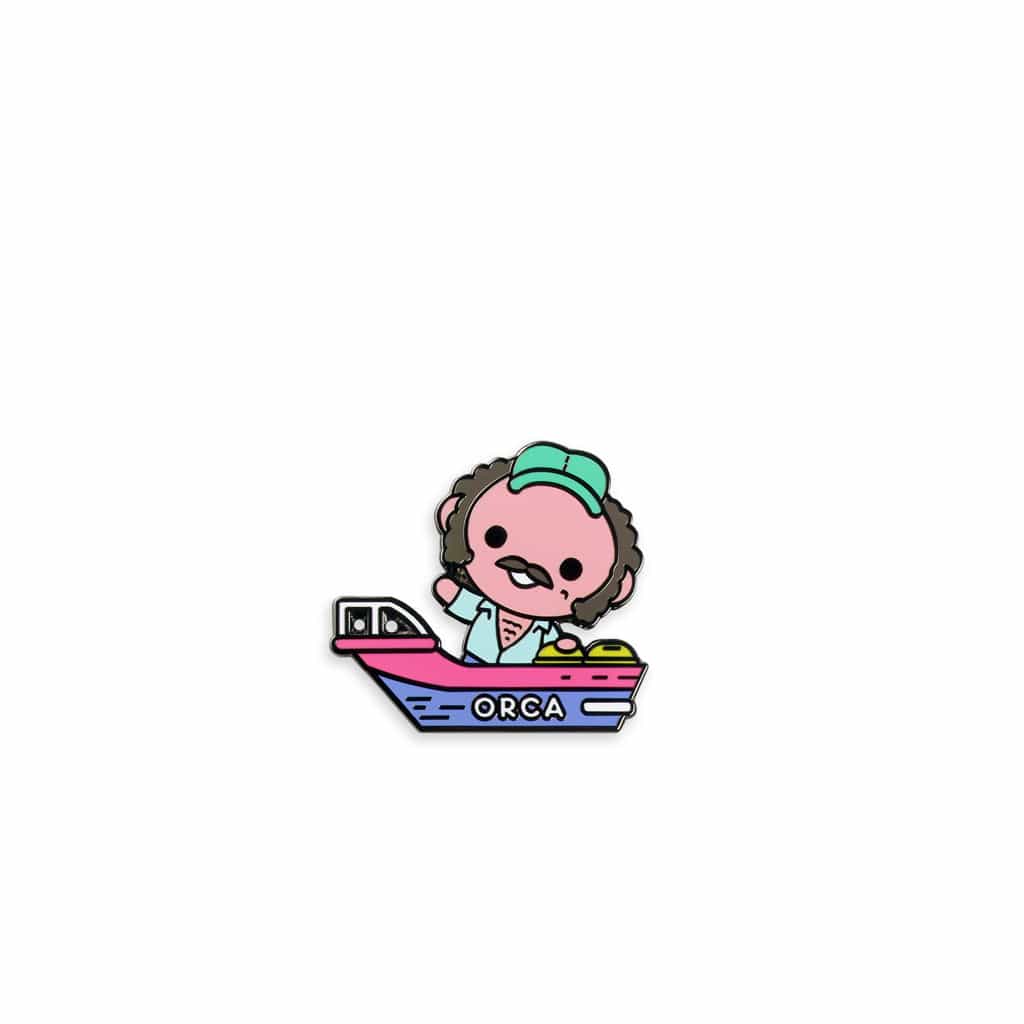 Jaws – Quint Enamel Pin - Image 2