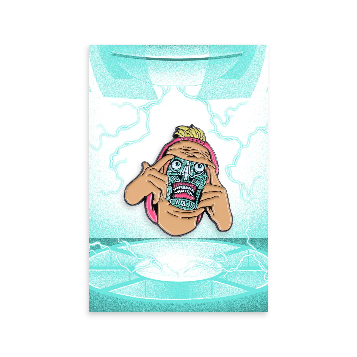 Robot Bill Enamel Pin