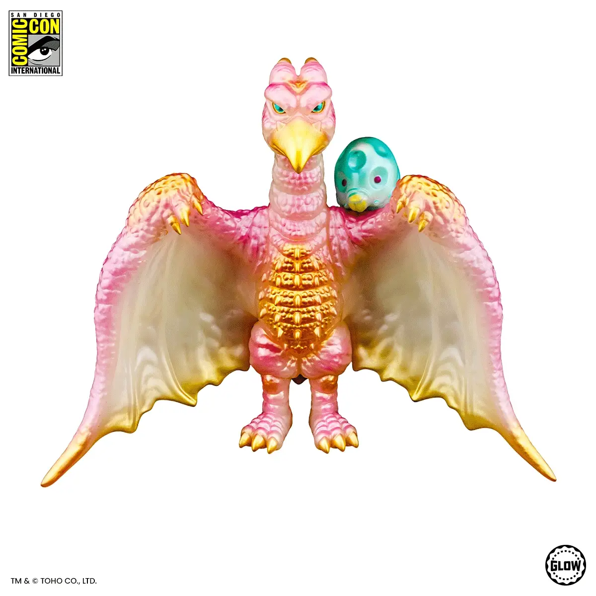 Rodan Soft Vinyl - Cherry Blossom Glow in the Dark SDCC Exclusive Variant - Image 4