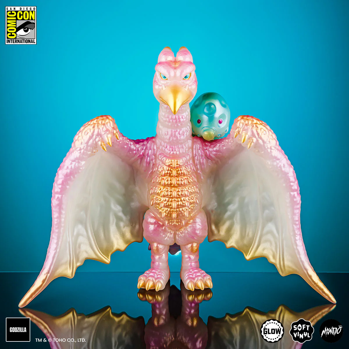 Rodan Soft Vinyl - Cherry Blossom Glow in the Dark SDCC Exclusive Variant - Image 6
