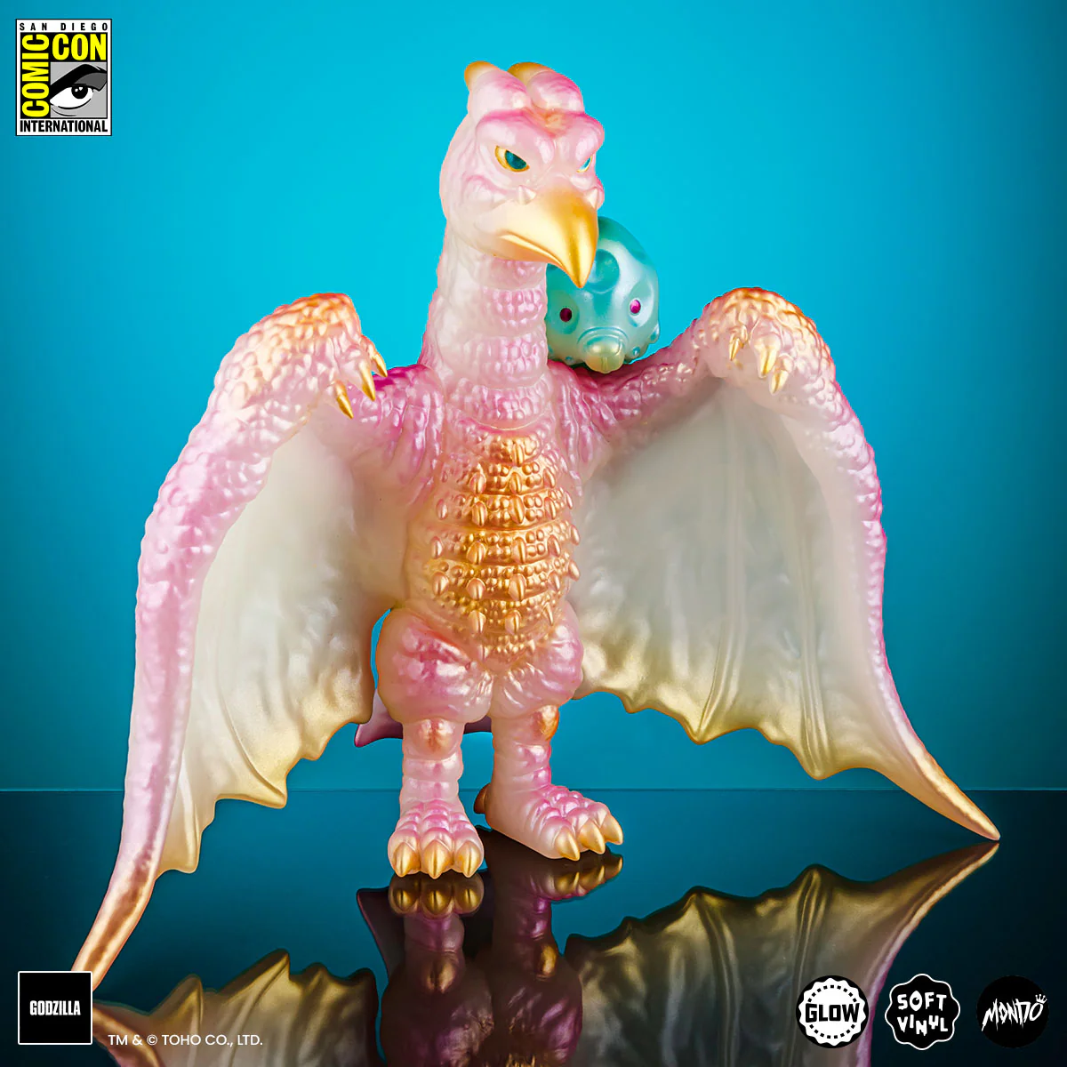 Rodan Soft Vinyl - Cherry Blossom Glow in the Dark SDCC Exclusive Variant - Image 8