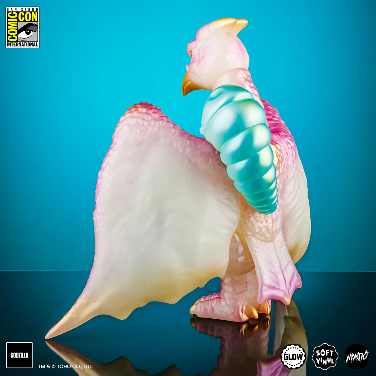 Rodan Soft Vinyl - Cherry Blossom Glow in the Dark SDCC Exclusive Variant - Image 9