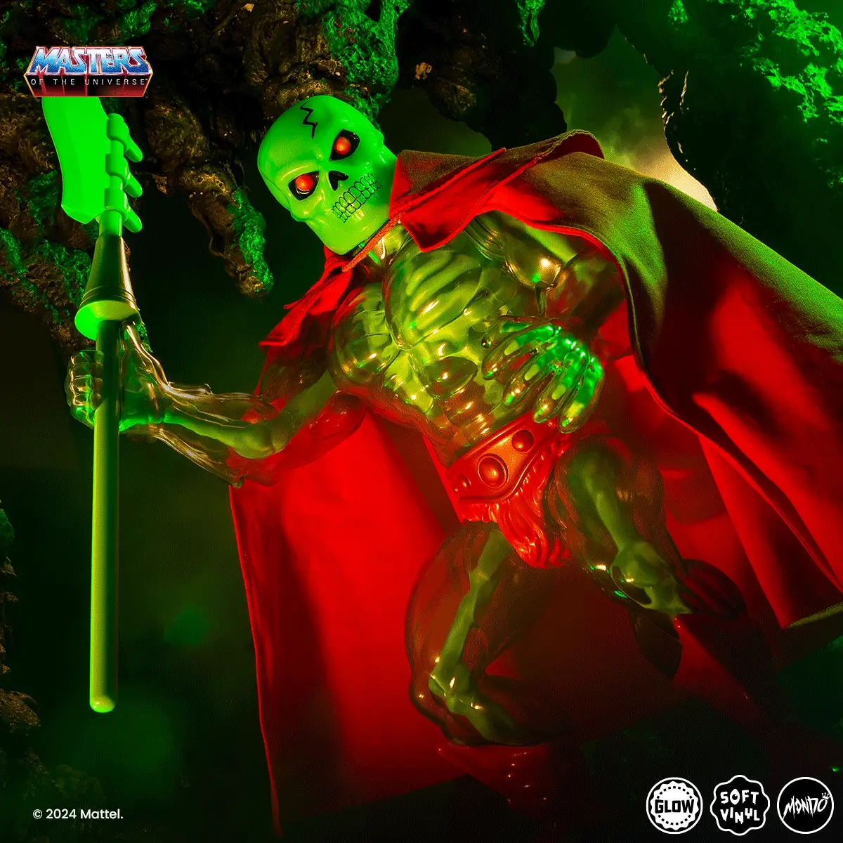 Masters of the Universe - Scareglow Soft Vinyl Figure - Necromancer Variant - Image 10