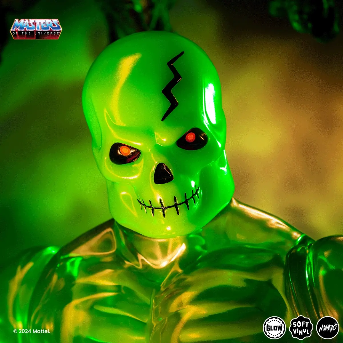 Masters of the Universe - Scareglow Soft Vinyl Figure - Necromancer Variant - Image 11