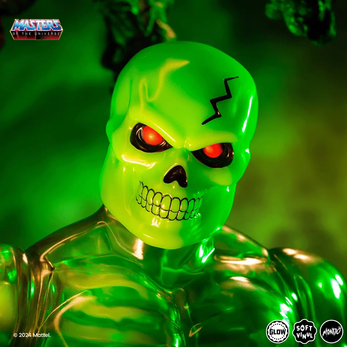 Masters of the Universe - Scareglow Soft Vinyl Figure - Necromancer Variant - Image 12