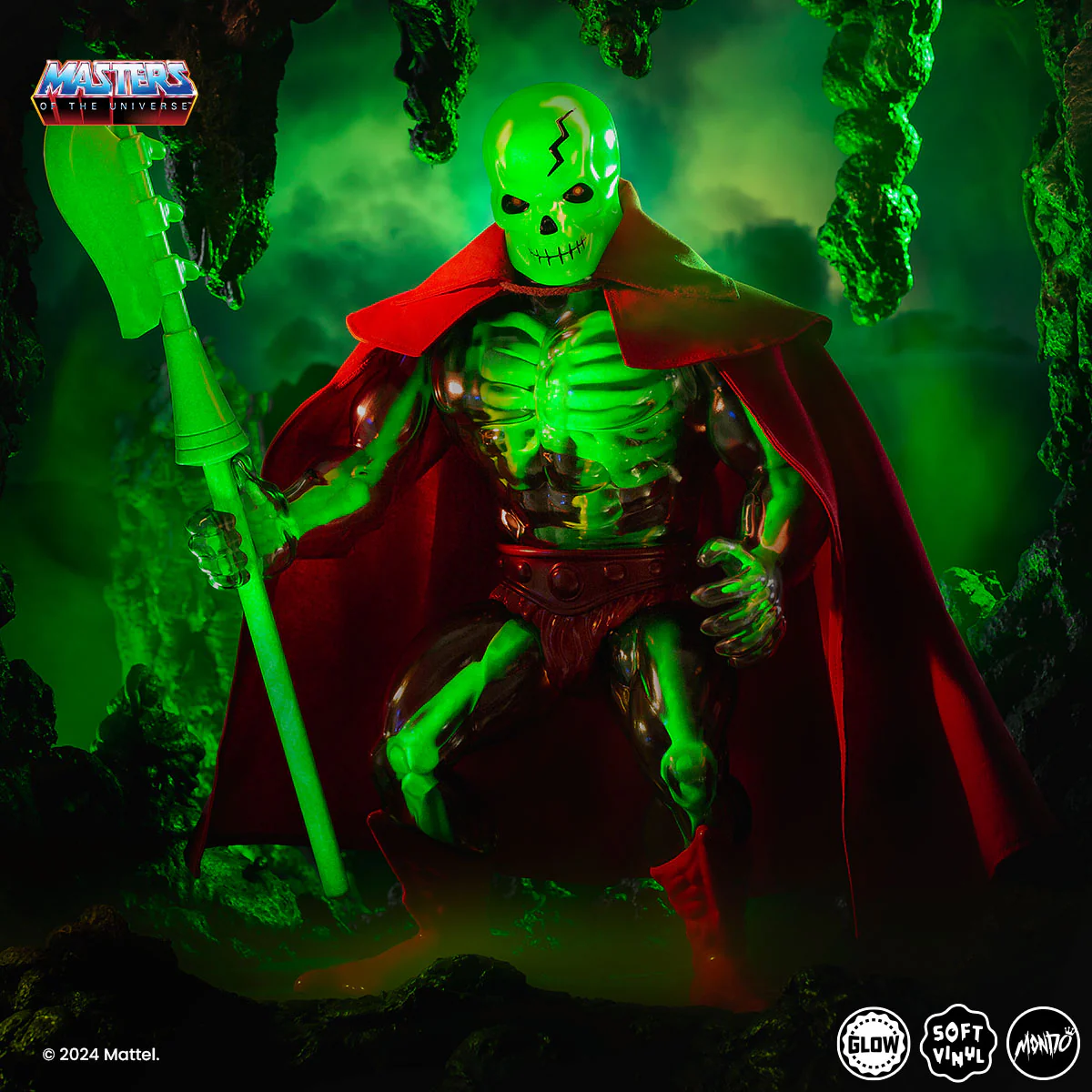Masters of the Universe - Scareglow Soft Vinyl Figure - Necromancer Variant - Image 13