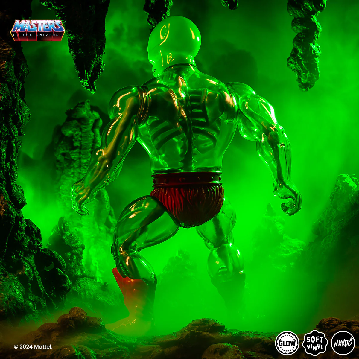 Masters of the Universe - Scareglow Soft Vinyl Figure - Necromancer Variant - Image 15