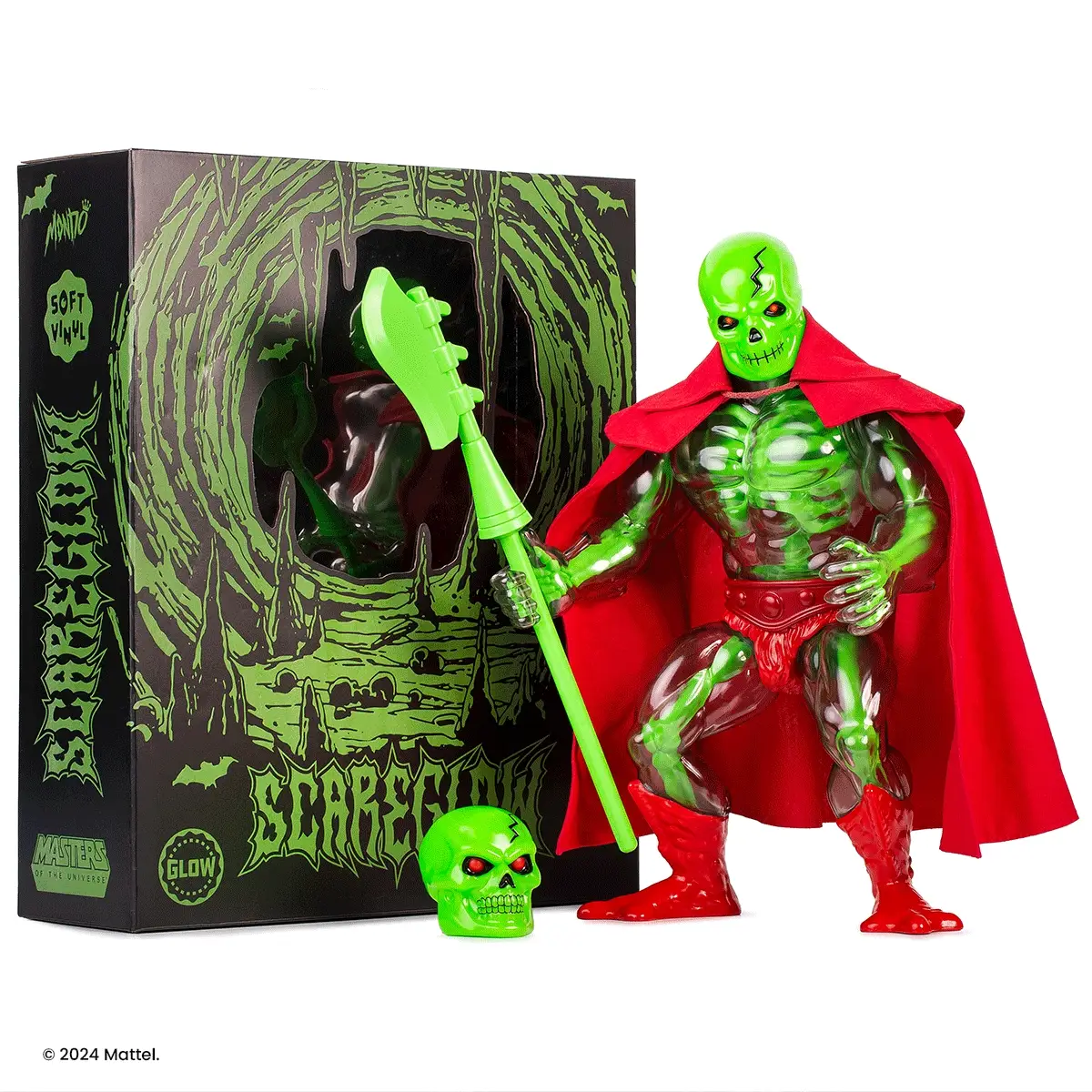 Masters of the Universe - Scareglow Soft Vinyl Figure - Necromancer Variant - Image 5