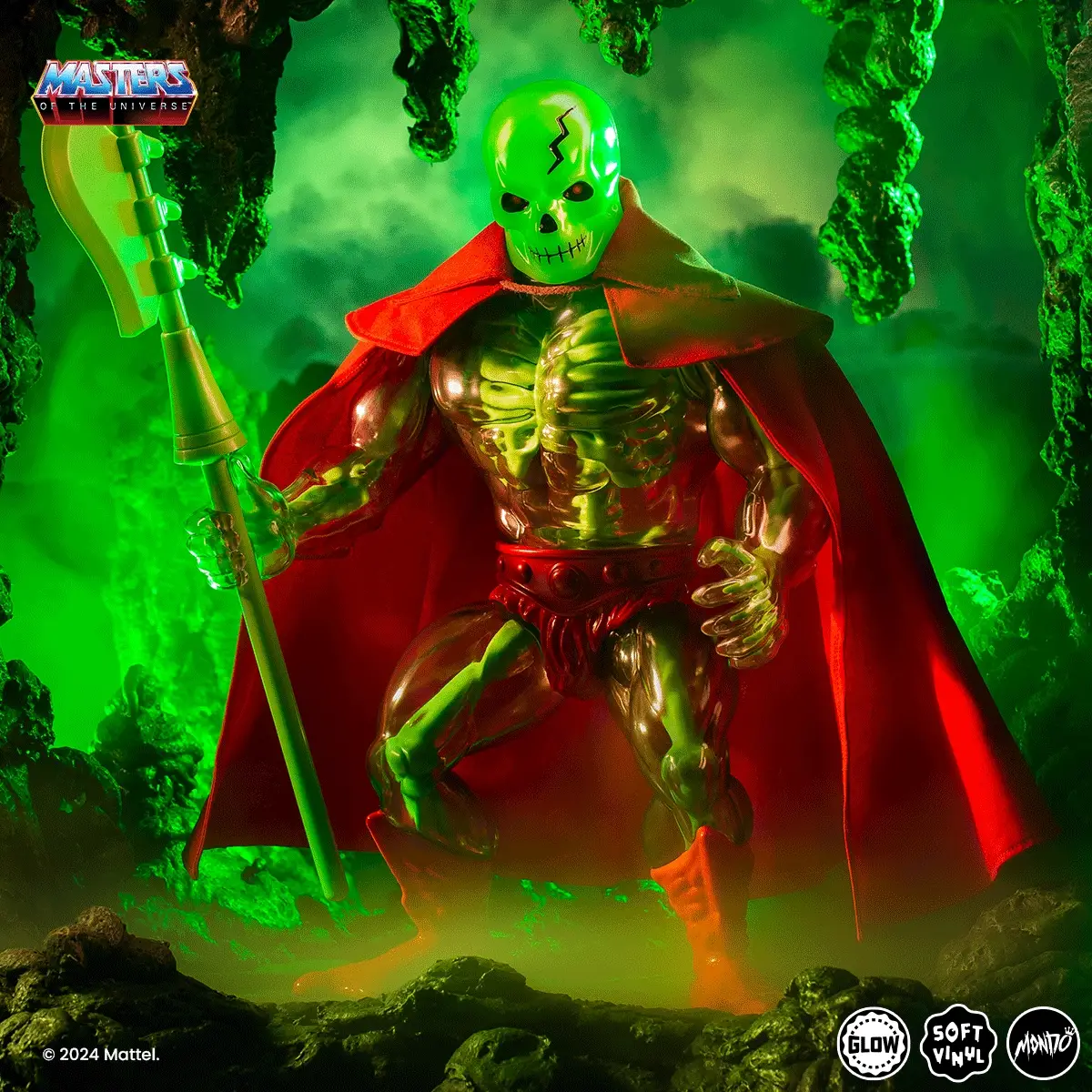 Masters of the Universe - Scareglow Soft Vinyl Figure - Necromancer Variant - Image 9