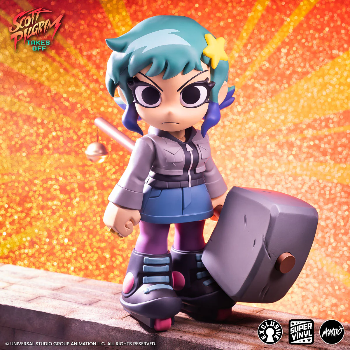 Scott Pilgrim Takes Off - Ramona Flowers Super Vinyl Figure - Limited Edition - Image 6