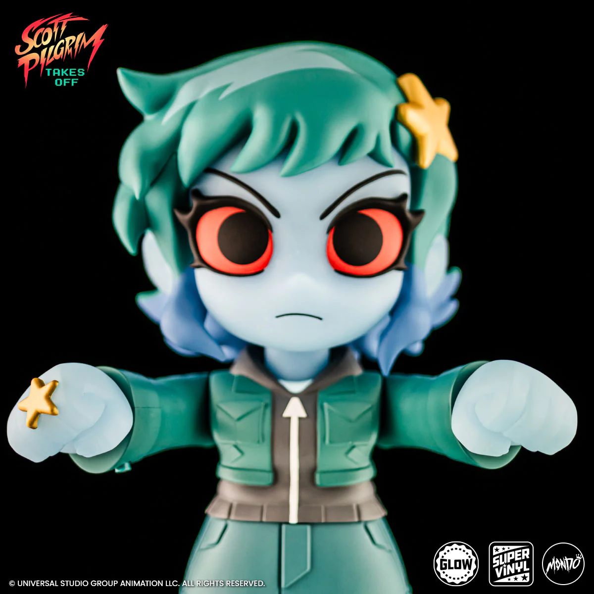 Scott Pilgrim Takes Off - Ramona Flowers Super Vinyl Figure - Nega Variant - Image 4