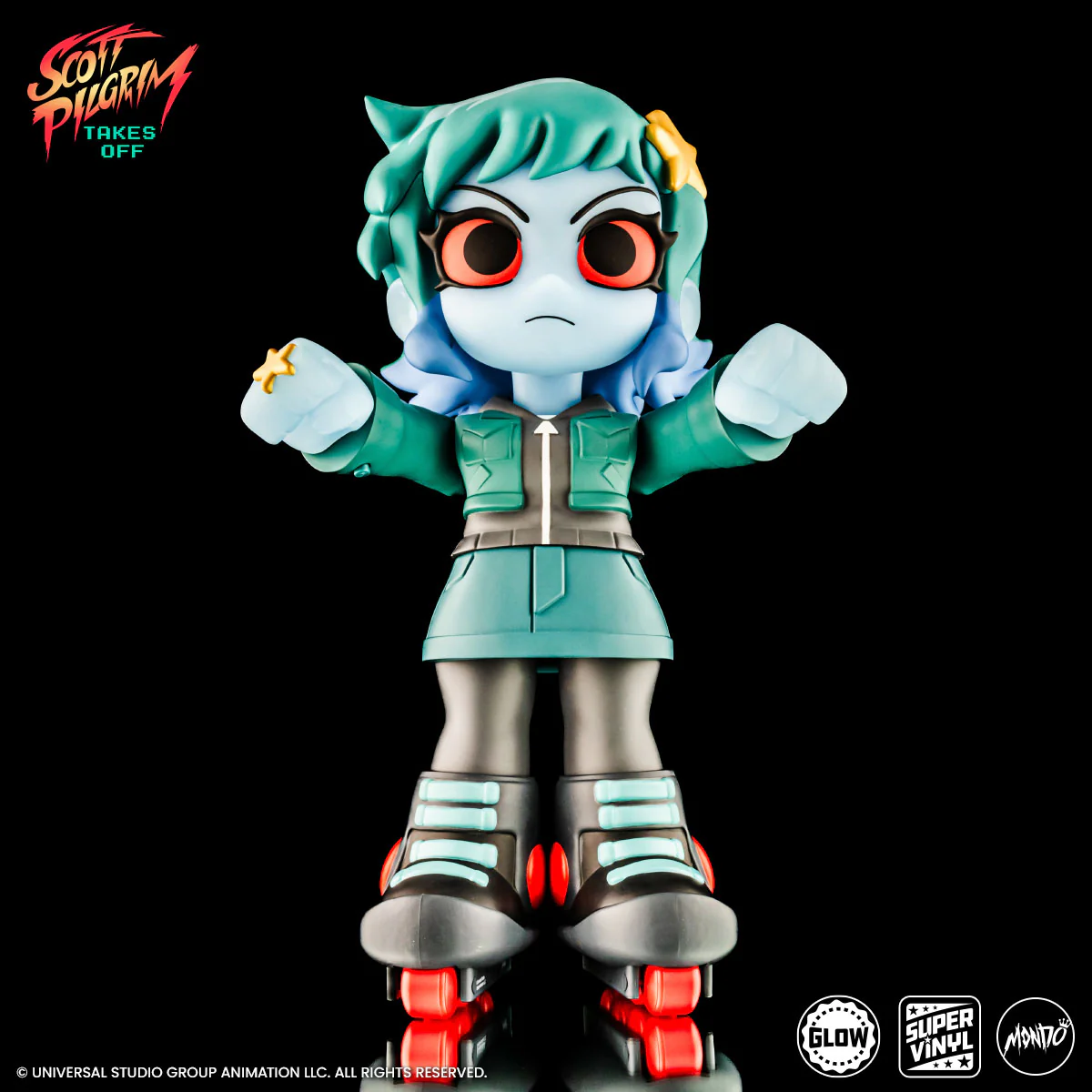 Scott Pilgrim Takes Off - Ramona Flowers Super Vinyl Figure - Nega Variant - Image 6