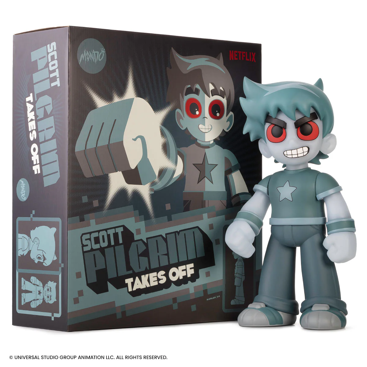 Scott Pilgrim Takes Off - Scott Pilgrim Super Vinyl Figure - Nega Variant - Image 3