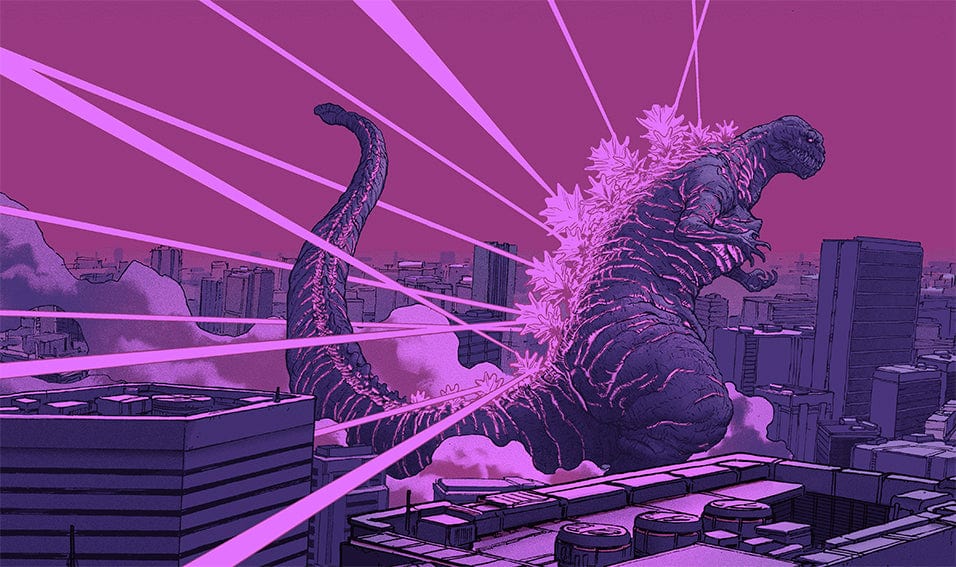 Shin Godzilla Variant Screenprinted Poster - Image 2