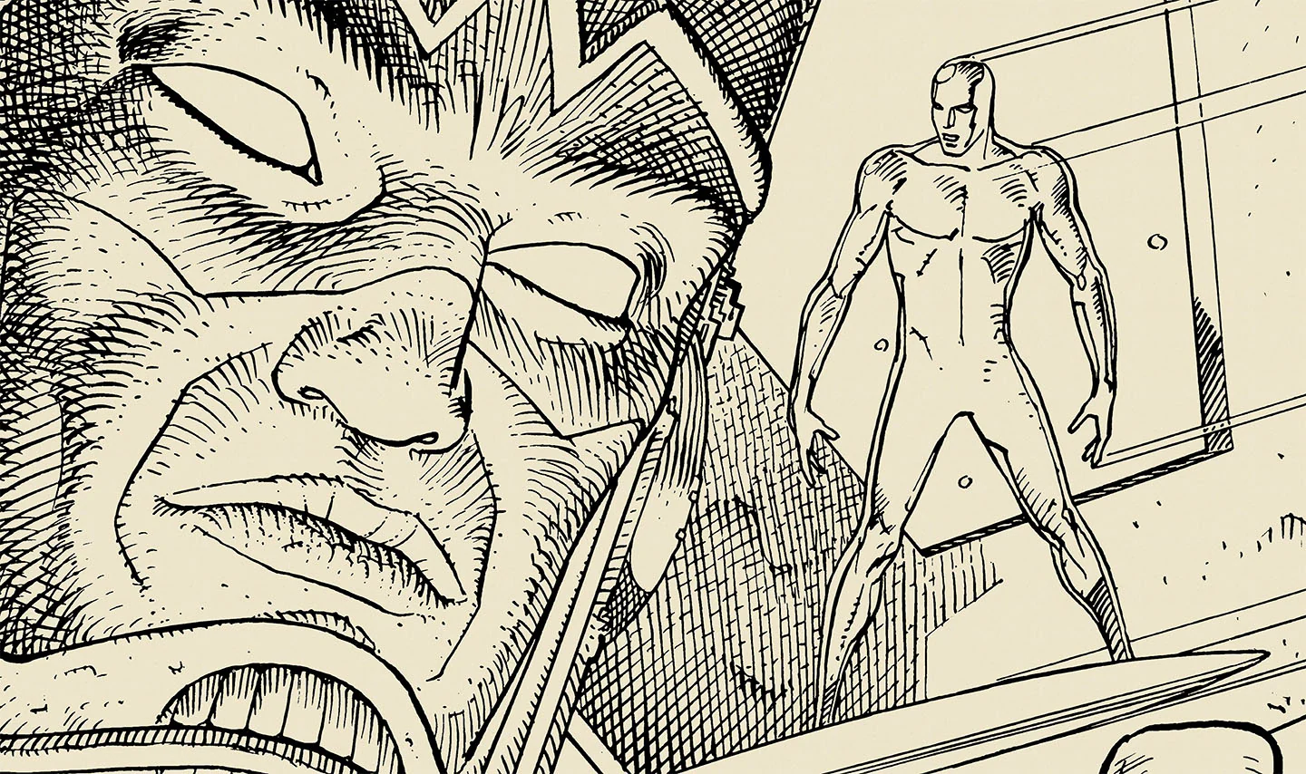 Silver Surfer: Parable Keyline Variant Poster - Image 2
