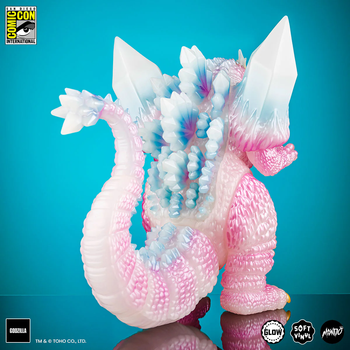 SpaceGodzilla Soft Vinyl - Cherry Blossom Glow in the Dark SDCC Exclusive Variant - Image 10