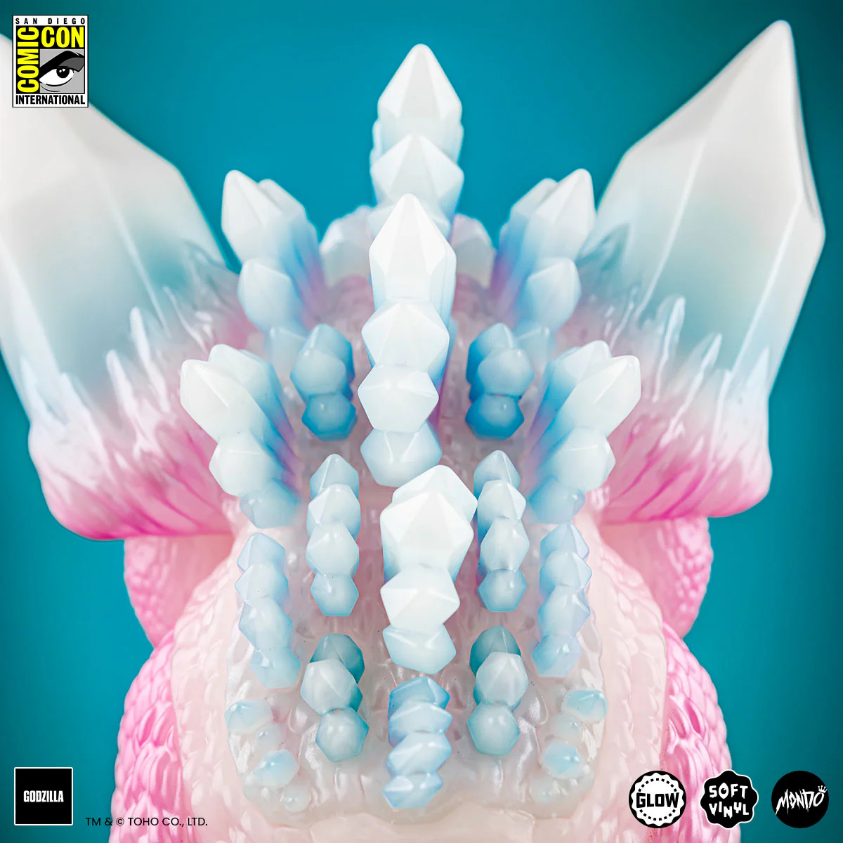 SpaceGodzilla Soft Vinyl - Cherry Blossom Glow in the Dark SDCC Exclusive Variant - Image 17