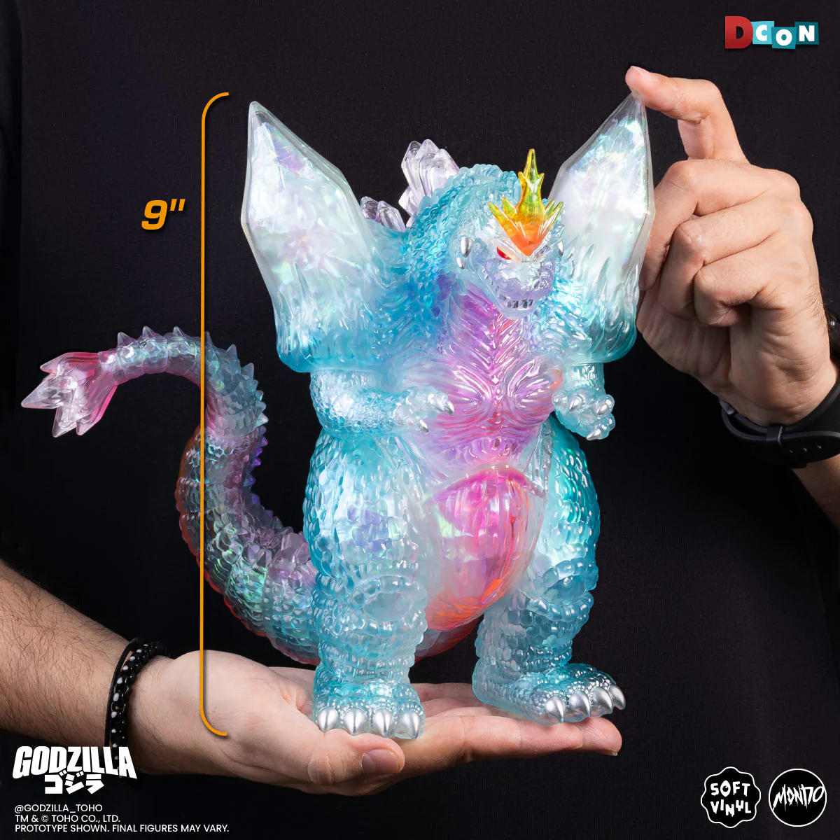 SpaceGodzilla Soft Vinyl - Galaxy Variant - Image 3
