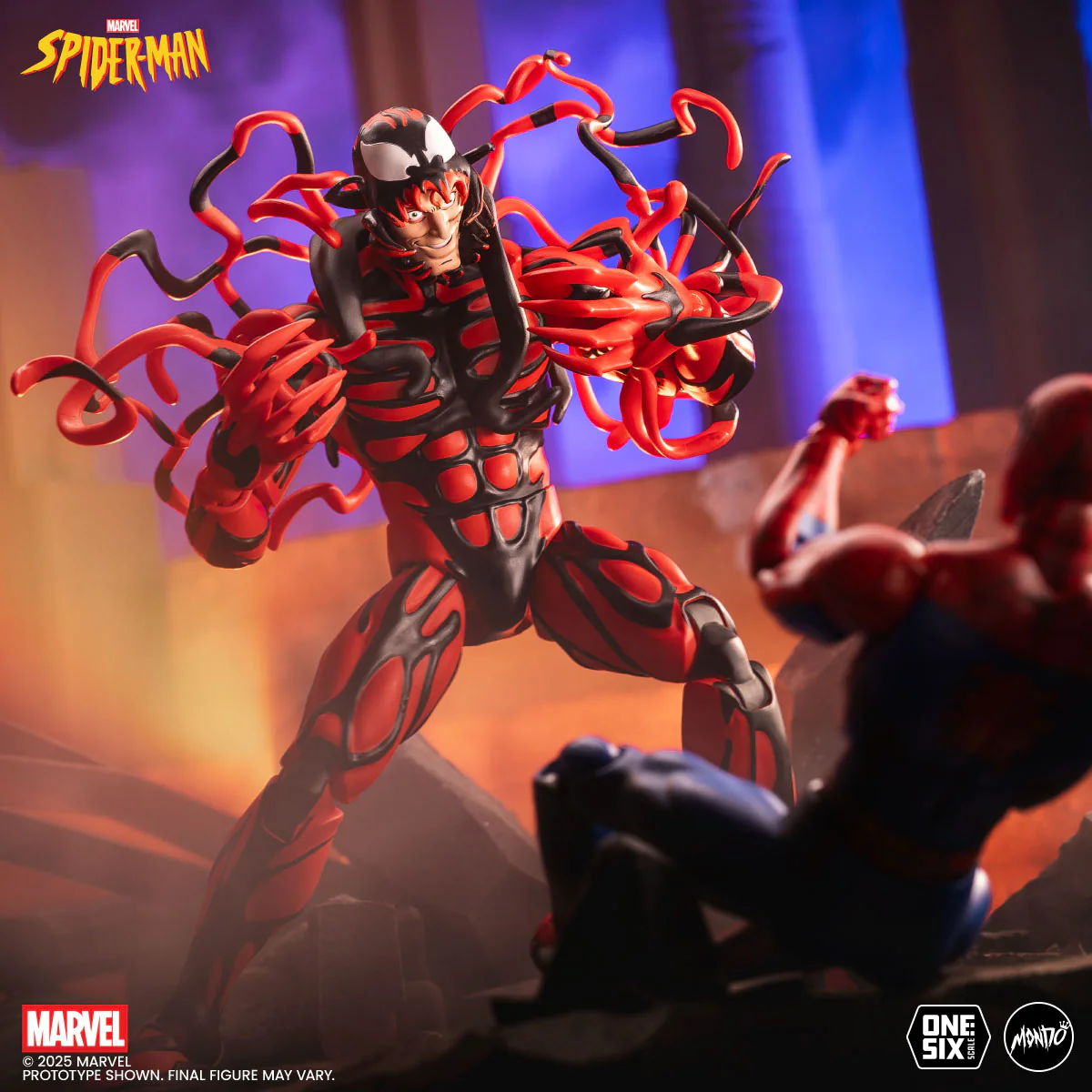 Spider-Man: The Animated Series - Carnage 1/6 Scale Figure - Limited Edition - Image 12
