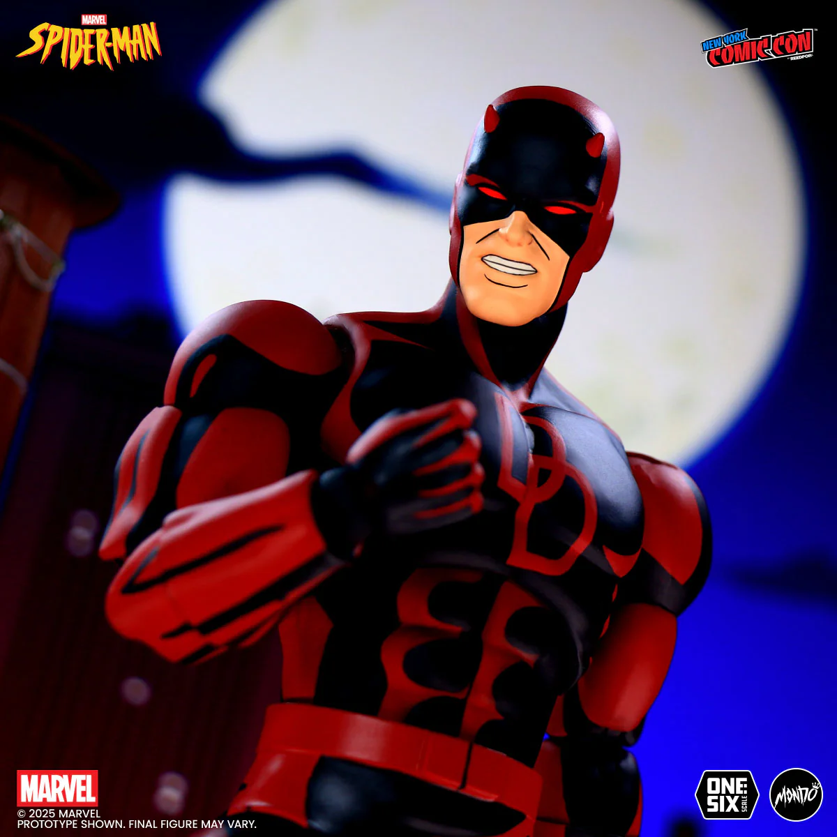 Spider-Man: The Animated Series - Daredevil 1/6 Scale Figure - Limited Edition - Image 4