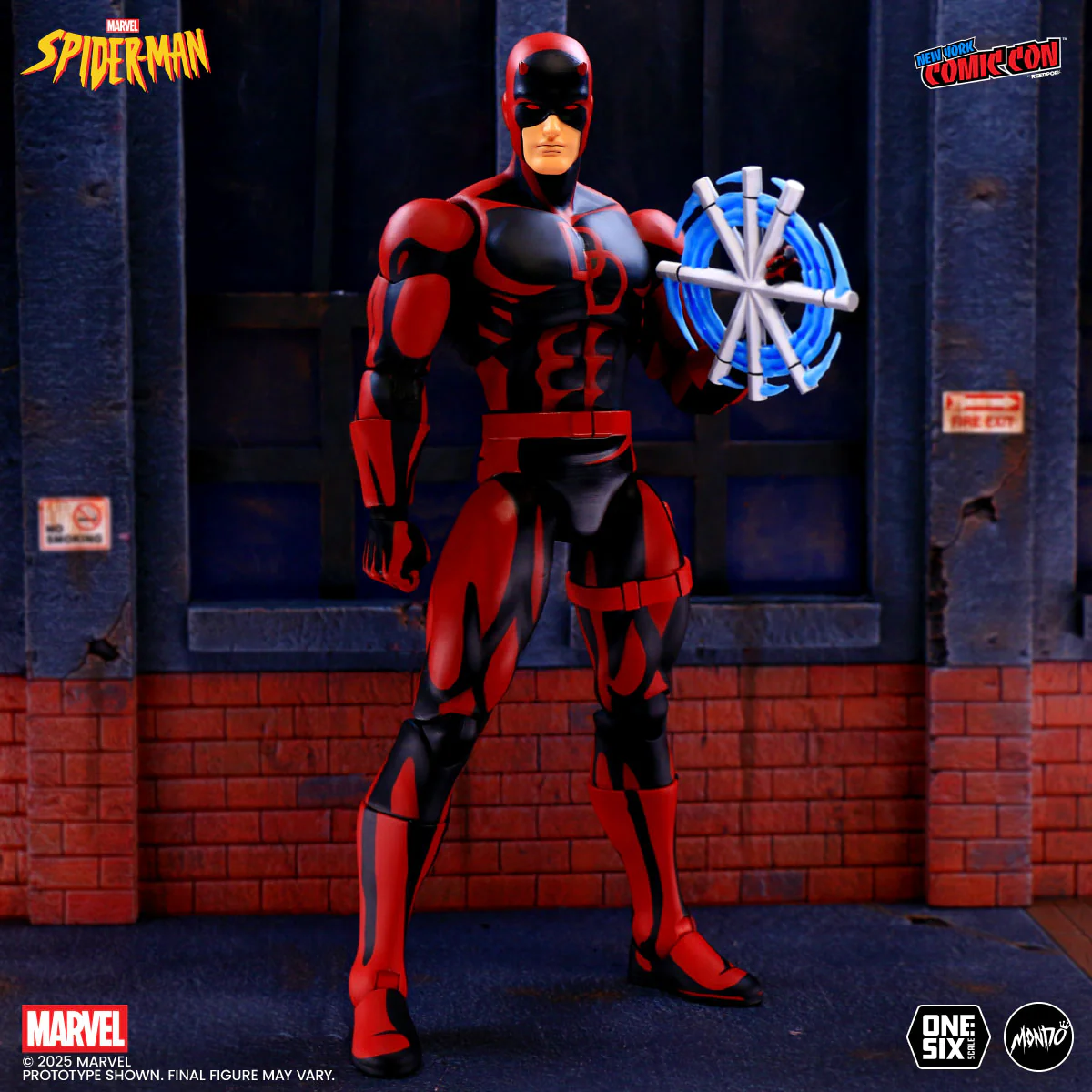 Spider-Man: The Animated Series - Daredevil 1/6 Scale Figure - Limited Edition - Image 6