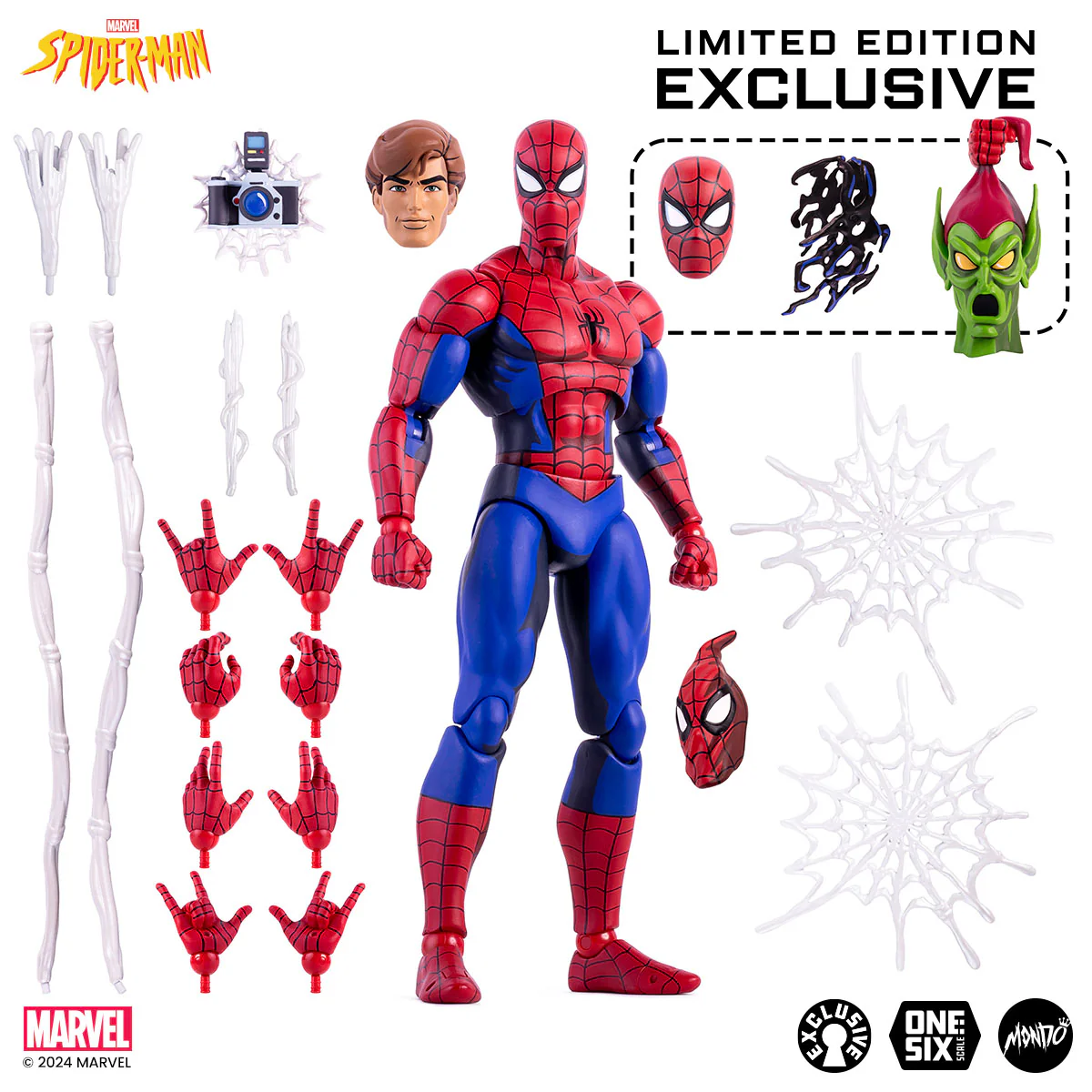 Spider-Man: The Animated Series - Spider-Man 1/6 Scale Figure - Limited Edition - Image 2