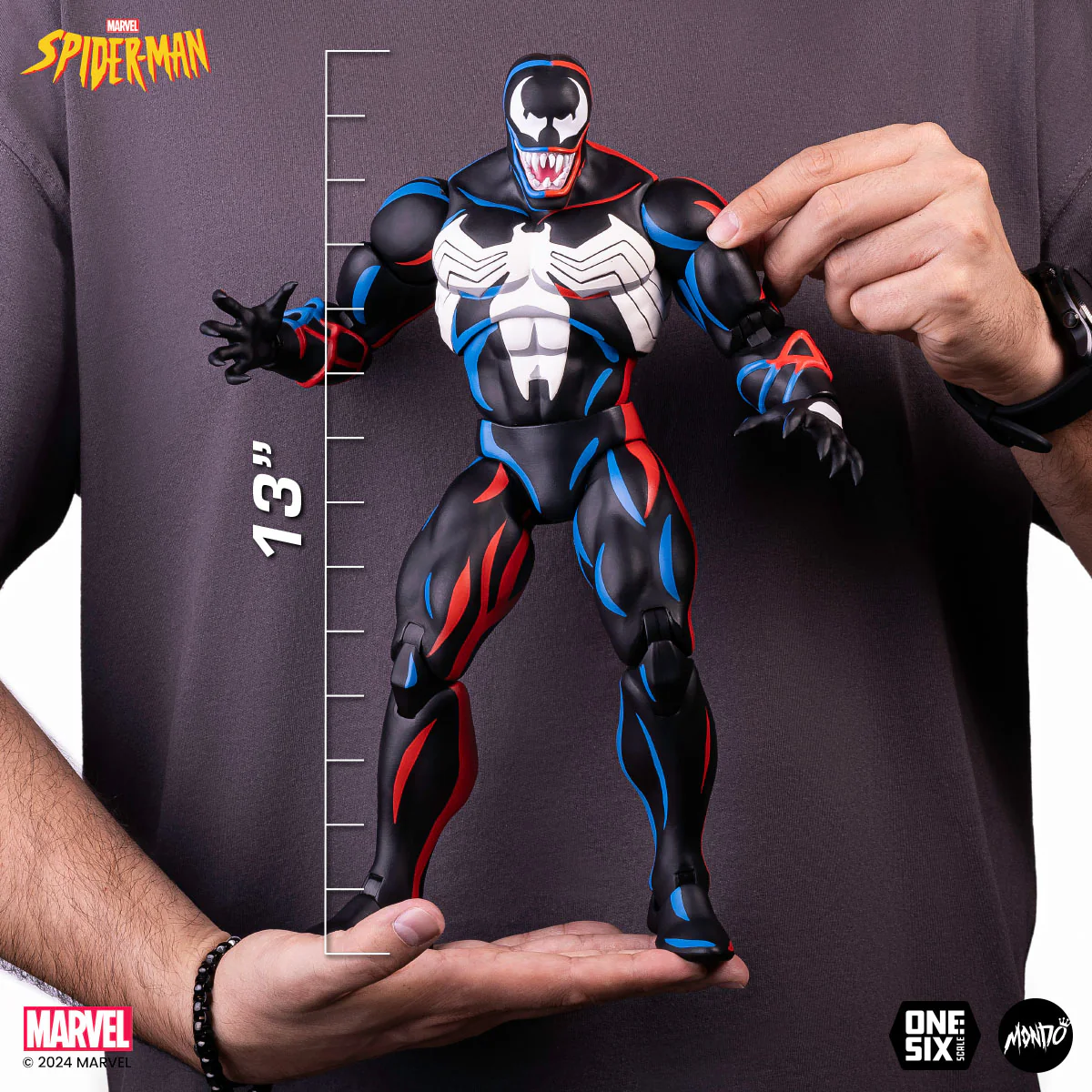 Spider-Man: The Animated Series - Venom 1/6 Scale Figure - Limited Edition - Image 4