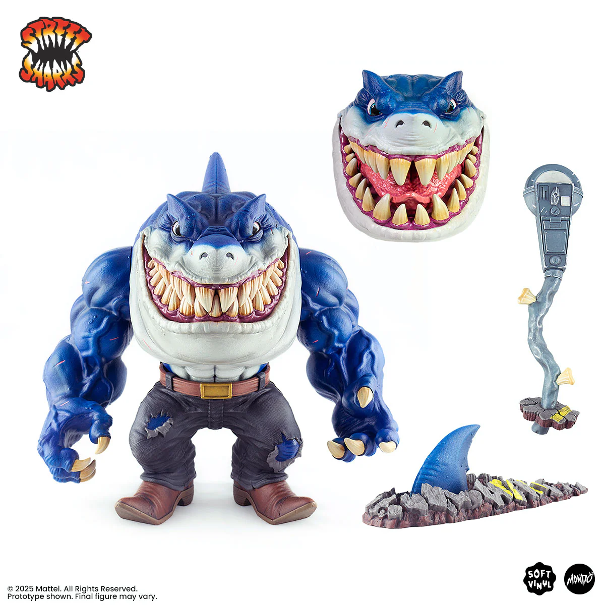 Street Sharks - Ripster Soft Vinyl Figure - Image 2