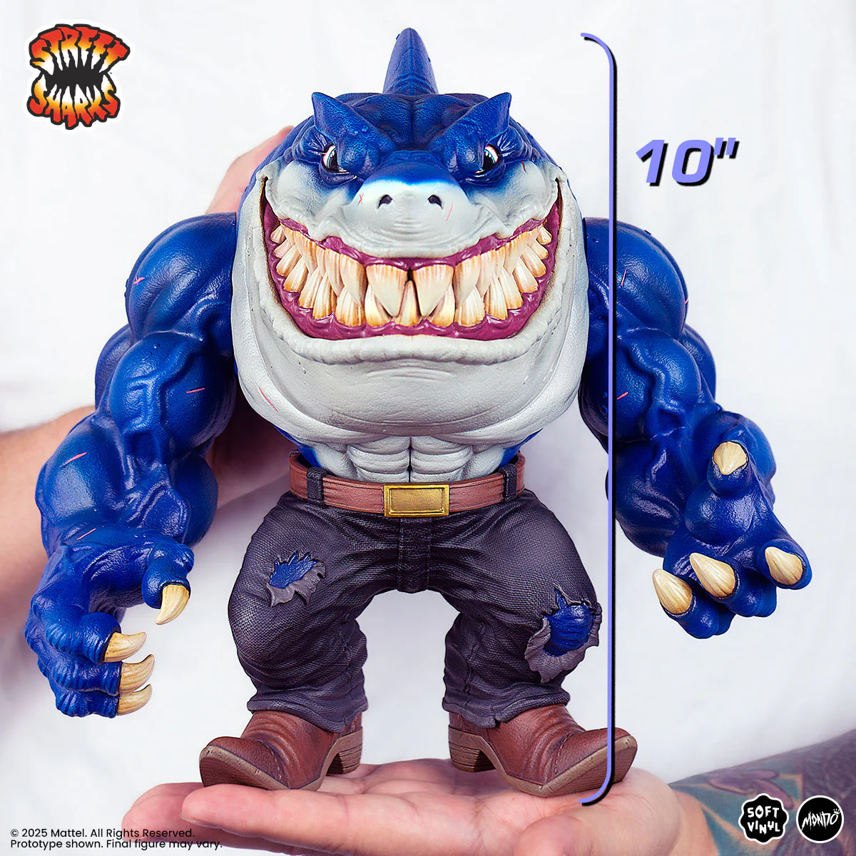 Street Sharks - Ripster Soft Vinyl Figure - Image 4
