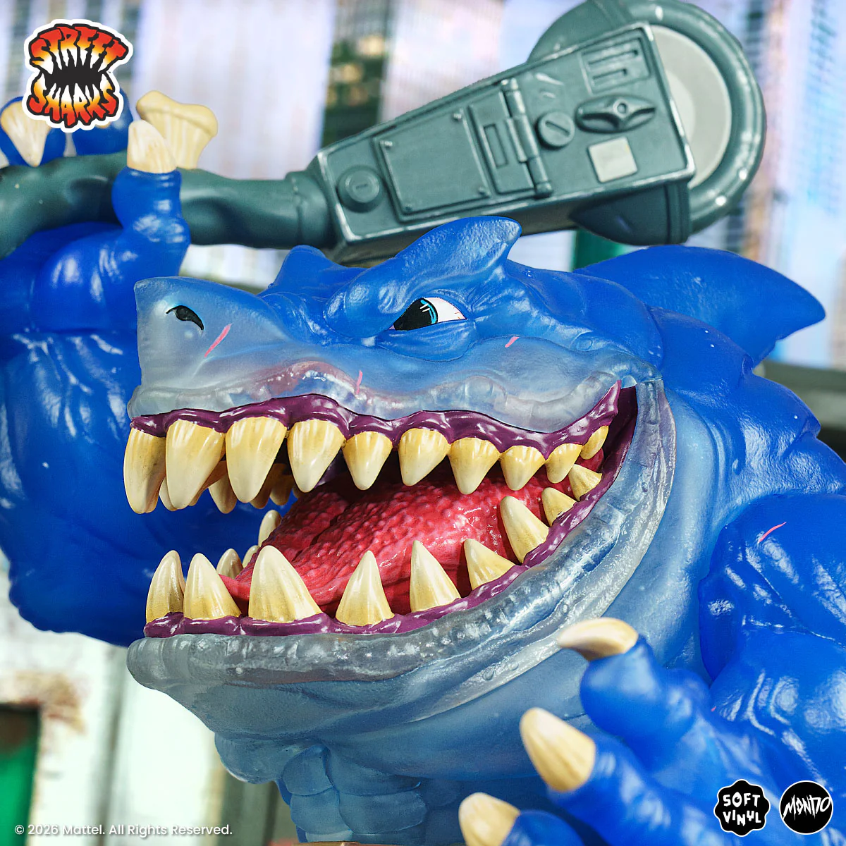 Street Sharks - Ripster Soft Vinyl Figure - Fission City Variant - Image 11