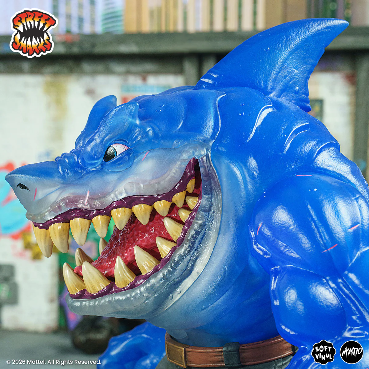 Street Sharks - Ripster Soft Vinyl Figure - Fission City Variant - Image 12