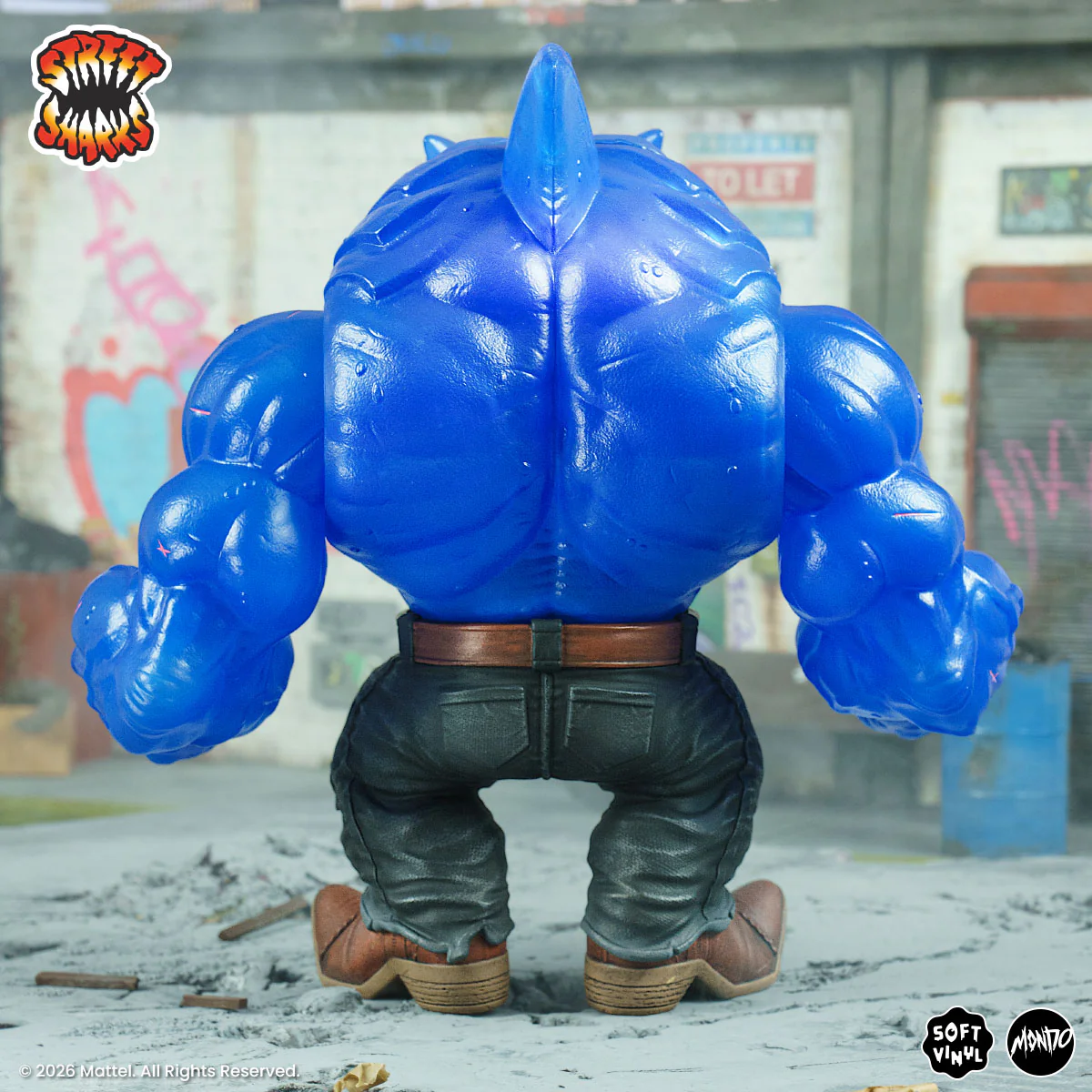 Street Sharks - Ripster Soft Vinyl Figure - Fission City Variant - Image 7