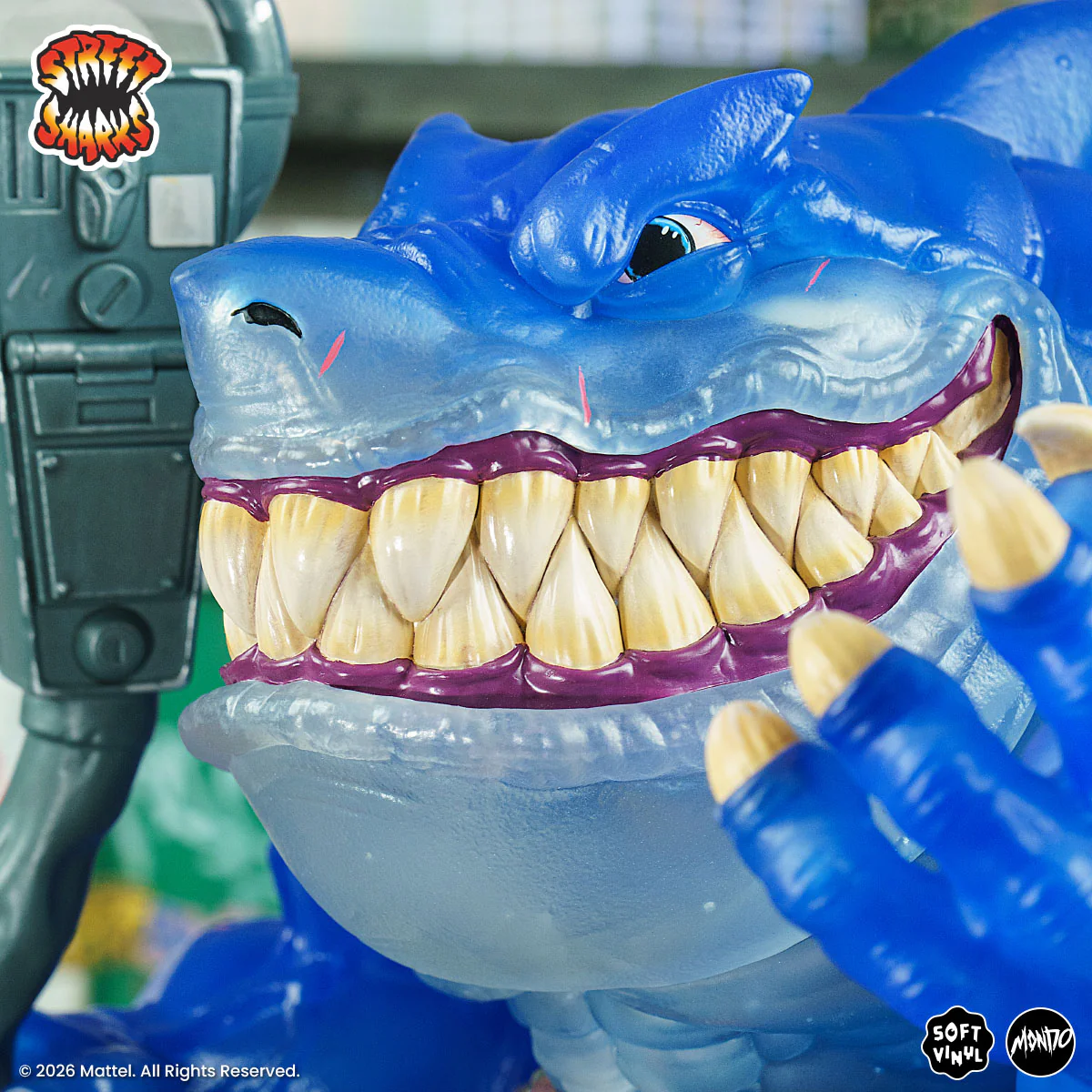 Street Sharks - Ripster Soft Vinyl Figure - Fission City Variant - Image 8