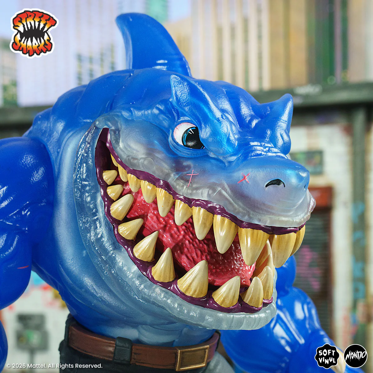 Street Sharks - Ripster Soft Vinyl Figure - Fission City Variant - Image 9