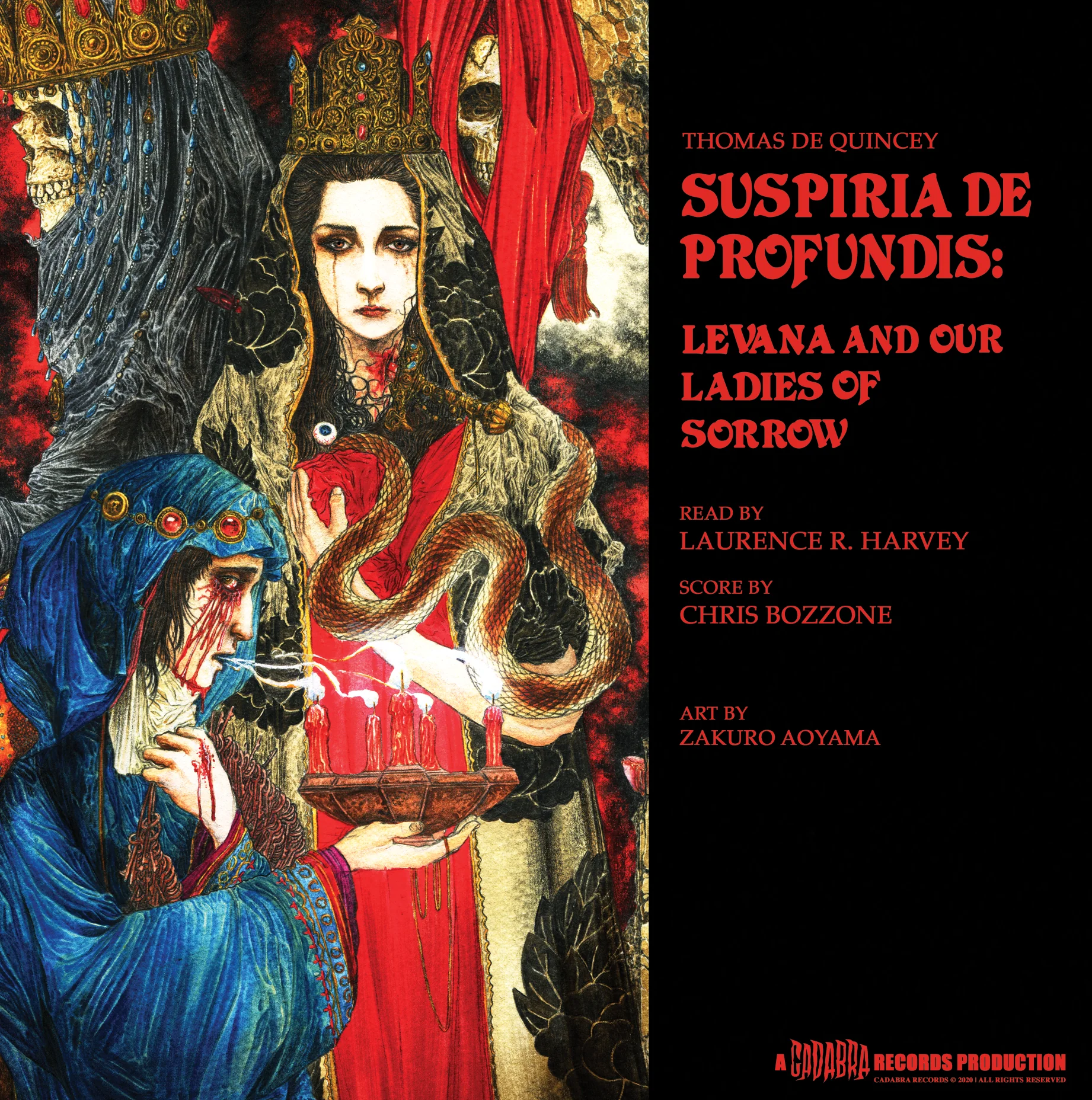 Suspiria De Profundis: Levana and Our Ladies of Sorrow LP by Thomas De Quincey - Image 2