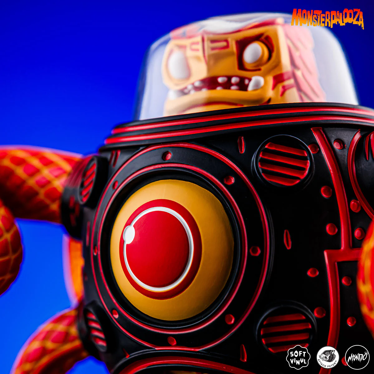 Attack Peter's Takoro Designer Vinyl Figure - Heat Wave Variant - Mondo Exclusive - Image 10