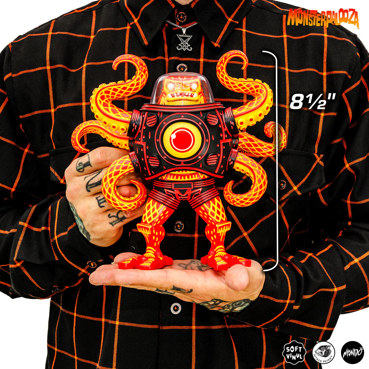 Attack Peter's Takoro Designer Vinyl Figure - Heat Wave Variant - Mondo Exclusive - Image 3