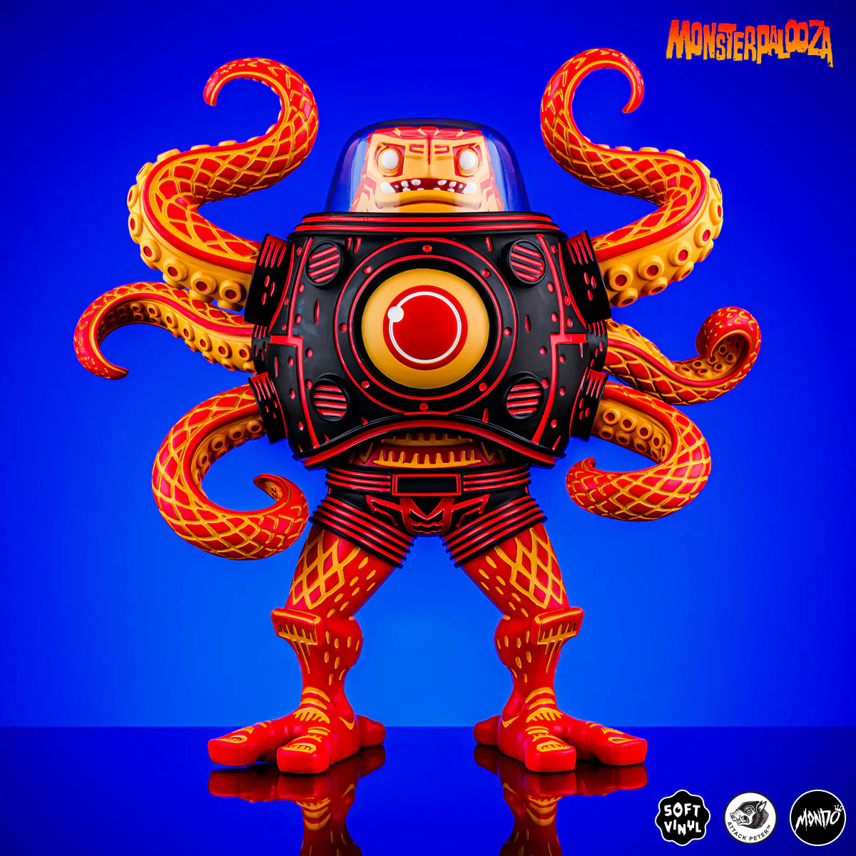 Attack Peter's Takoro Designer Vinyl Figure - Heat Wave Variant - Mondo Exclusive - Image 4