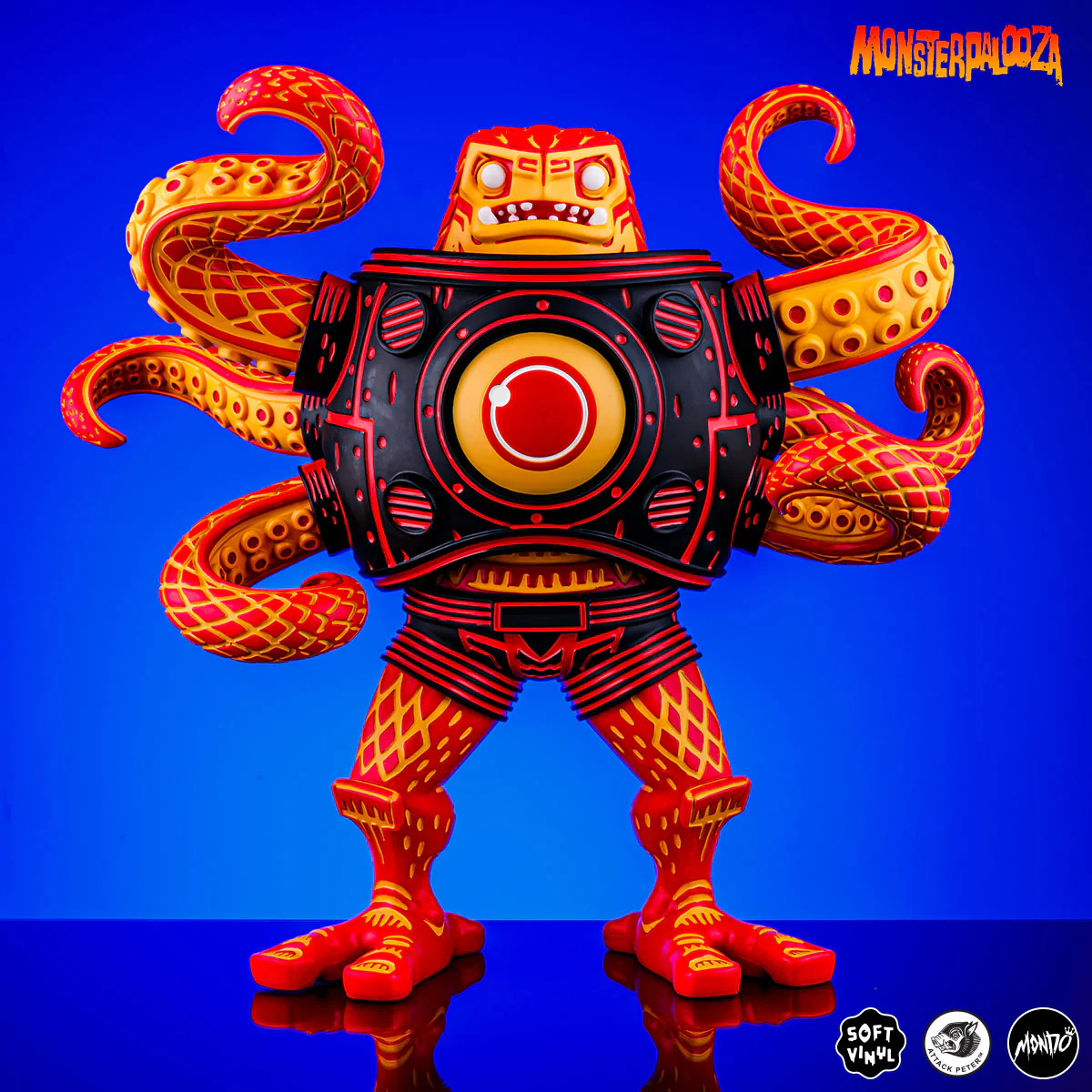 Attack Peter's Takoro Designer Vinyl Figure - Heat Wave Variant - Mondo Exclusive - Image 8