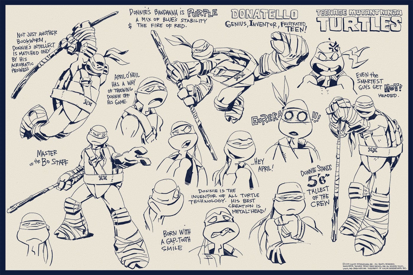 Teenage Mutant Ninja Turtles Character Concepts (Set of 4) - Image 2